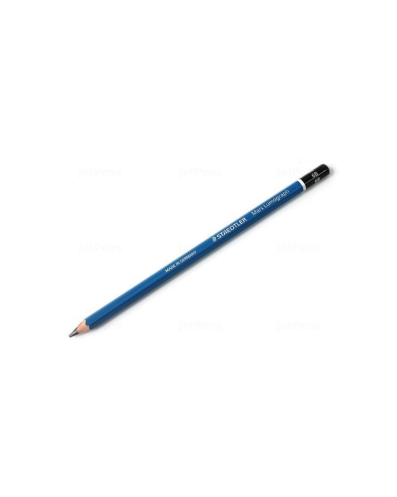 Crayons graphites Staedtler Lumograph 6B