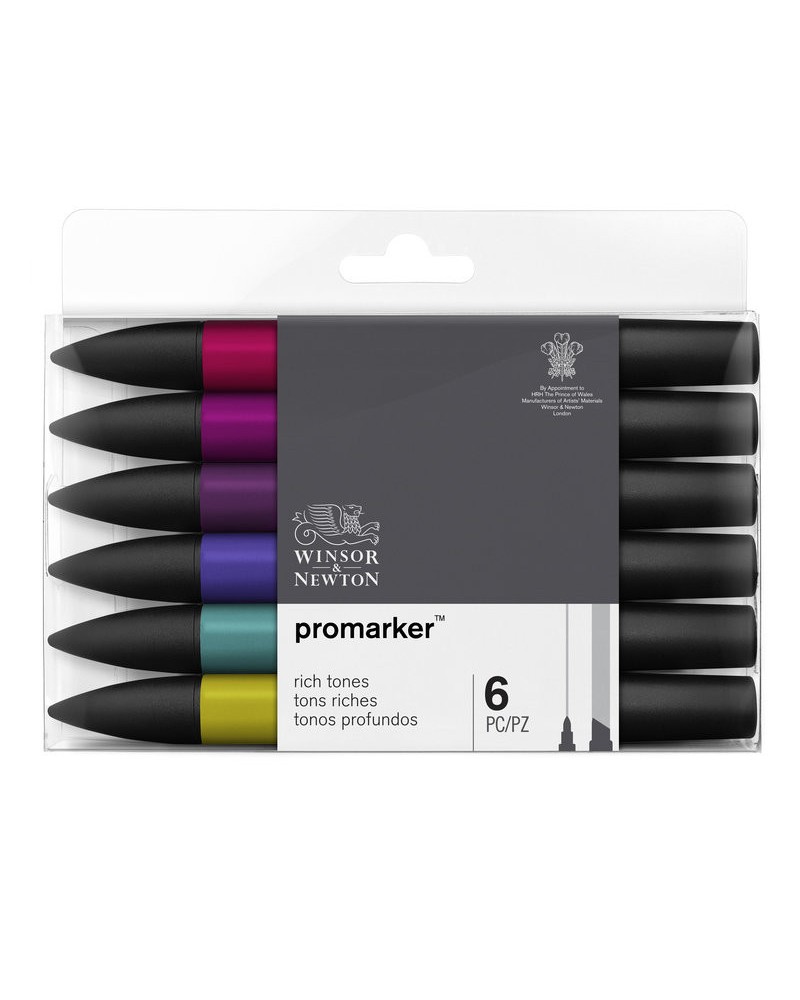 feutres Promarker set de 6 couleurs vives
