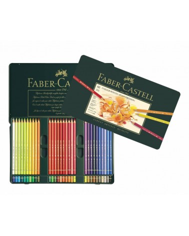 Crayons de couleur Polychromos - coffret bois de 72