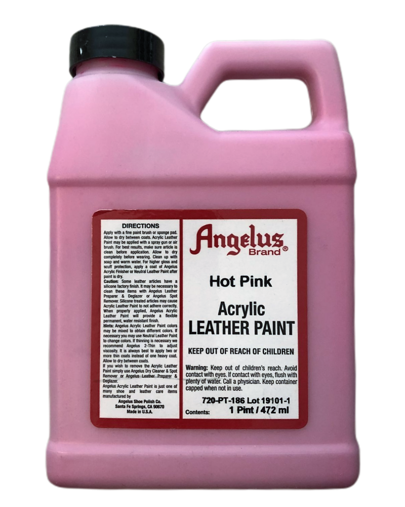 Angelus Acrylic Leather Paint 4oz Hot Pink