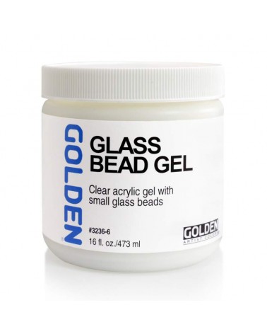 Glass Bead Gel Golden - 16 Oz