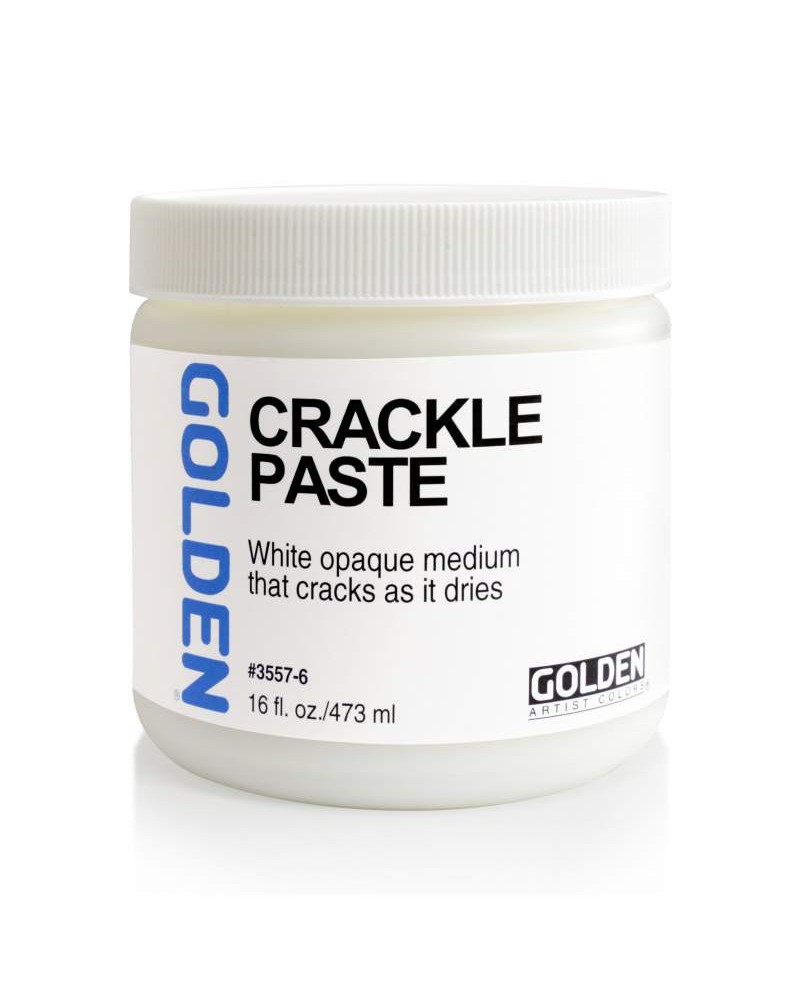Crackle Paste Golden - 16 Oz