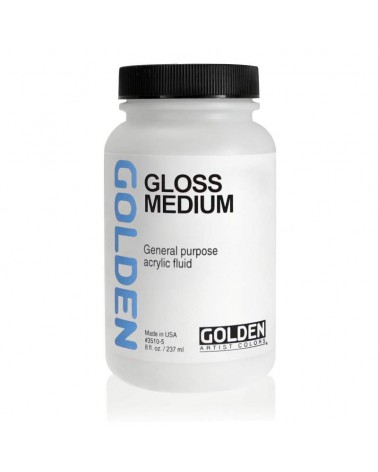 Médium polymère (brillant) Golden - 237ml