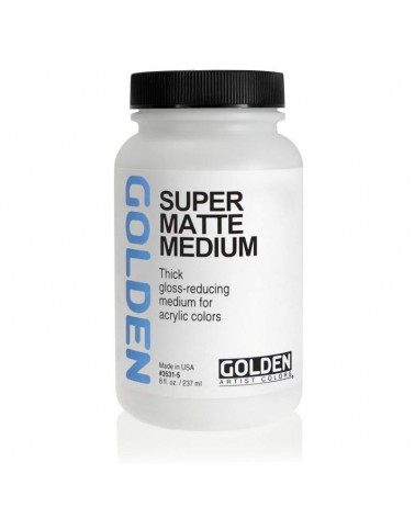 Médium polymère extra-mat Golden - 237ml
