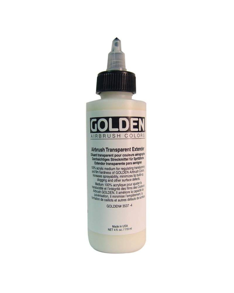 Airbrush Transparent Extender Golden - 4 Oz