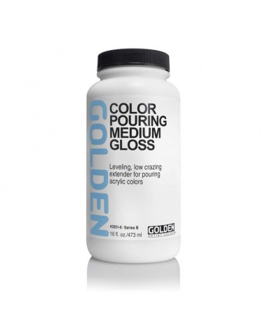 Color Pouring Medium Gloss Golden - 8 Oz