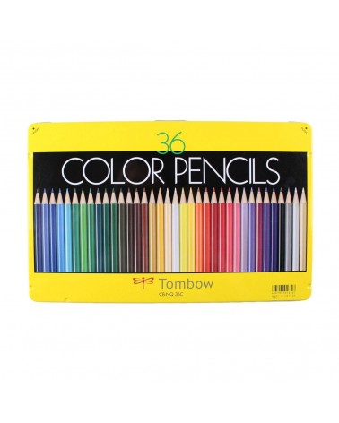 Boite 36 crayons couleurs japonais