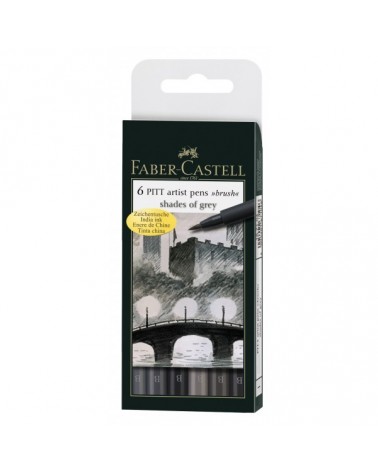 Faber Castell Sets Pitt B noir