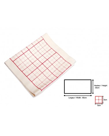 Tapis carreaux pour calligraphie