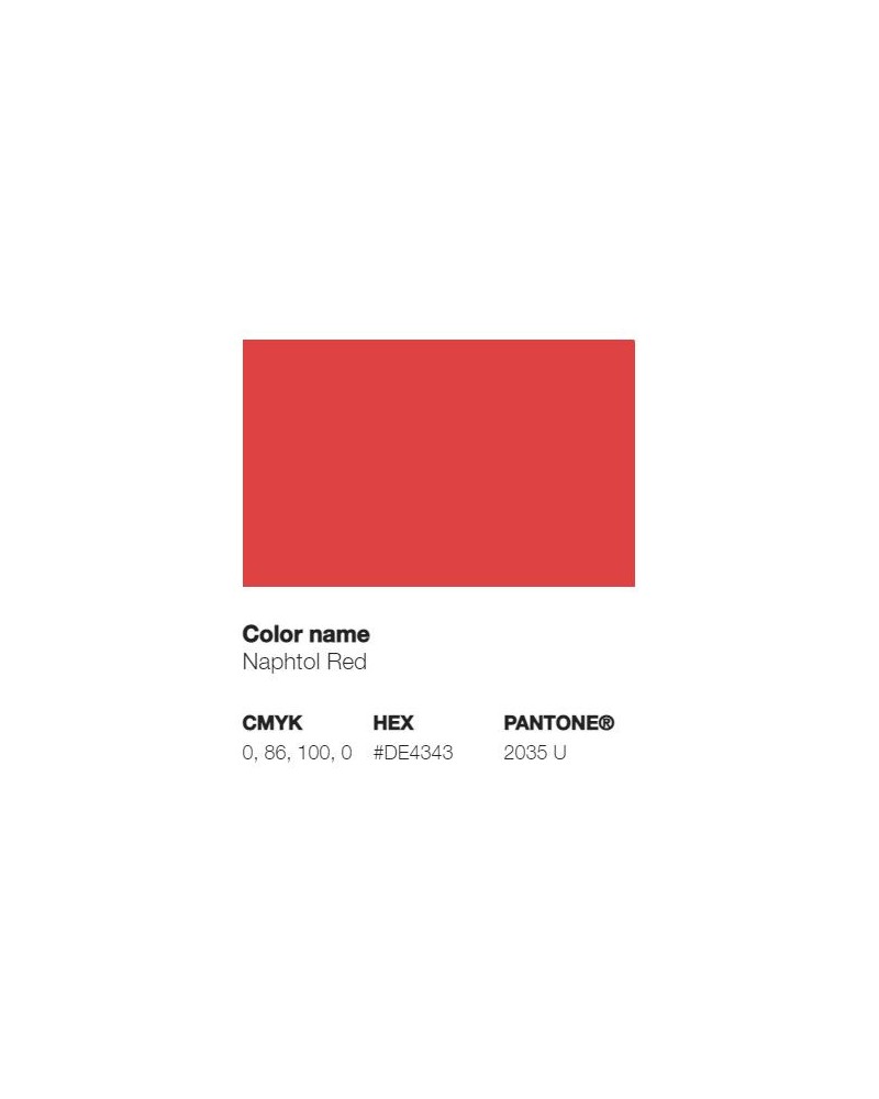 Pantone 2035U -Naphthol Red 