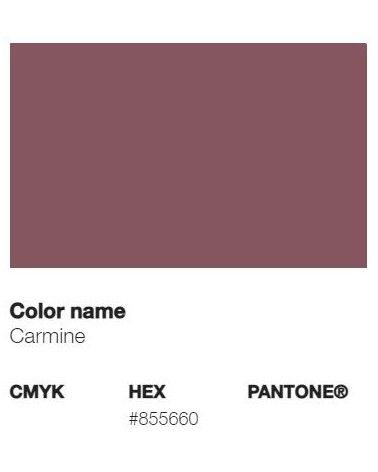Pantone  7638U - Carmine