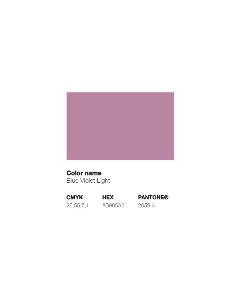 Pantone 2059U -Blue Violet Light