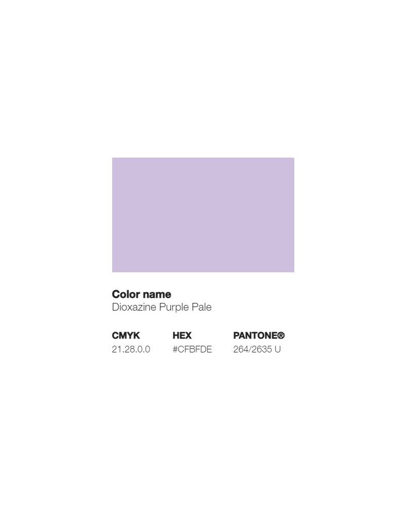 Pantone 264/2635U -Dioxazine Purple Pale