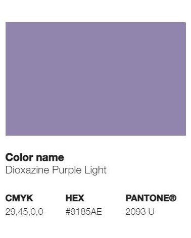 Pantone 2093U - Violet de Dioxazine Clair