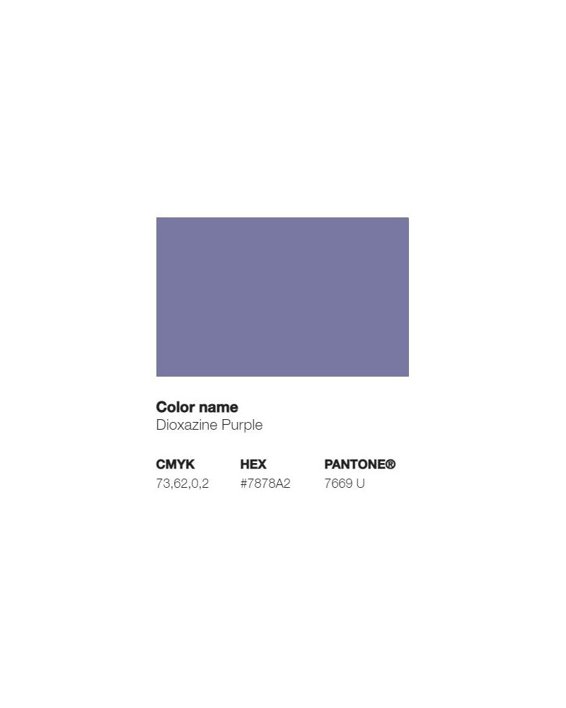 Pantone 7669U - Violet de Dioxazine