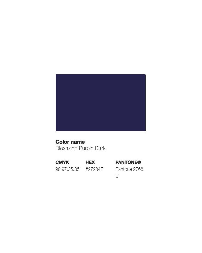 Pantone 2768U -Dioxazine Purple Dark