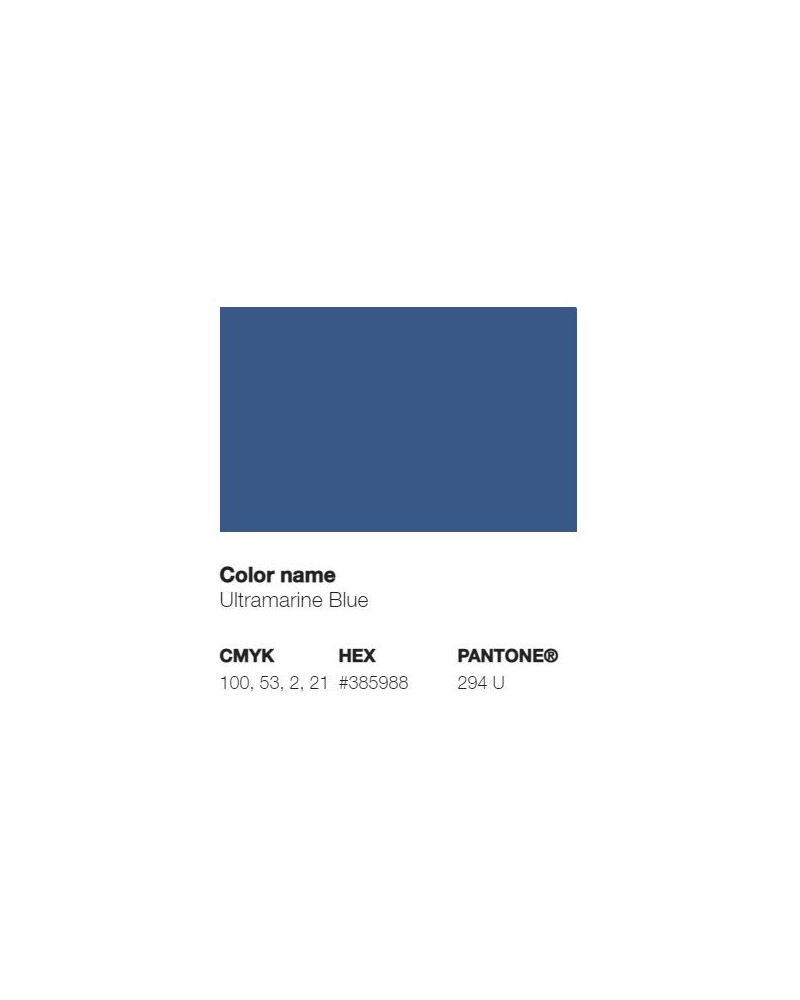 Pantone 294U - Ultramarine Blue