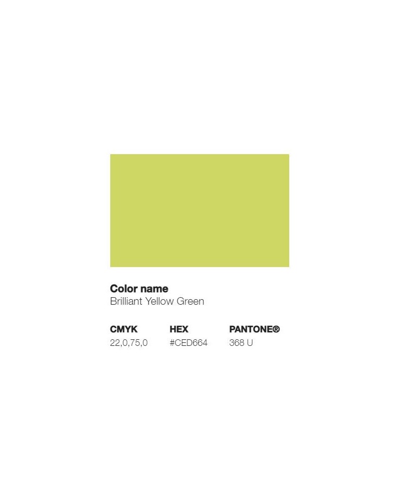 Pantone 368U - Brillant Yellow Green