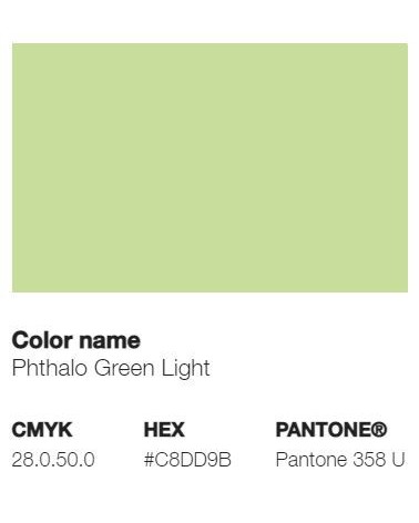 Pantone 358U - Phthalo Green Light