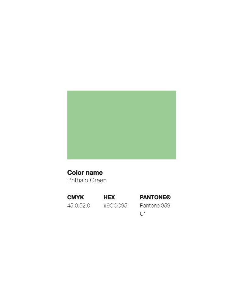Pantone 359U - Vert Phtalo