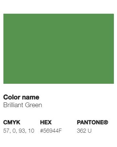 Pantone 362U - Brilliant Green