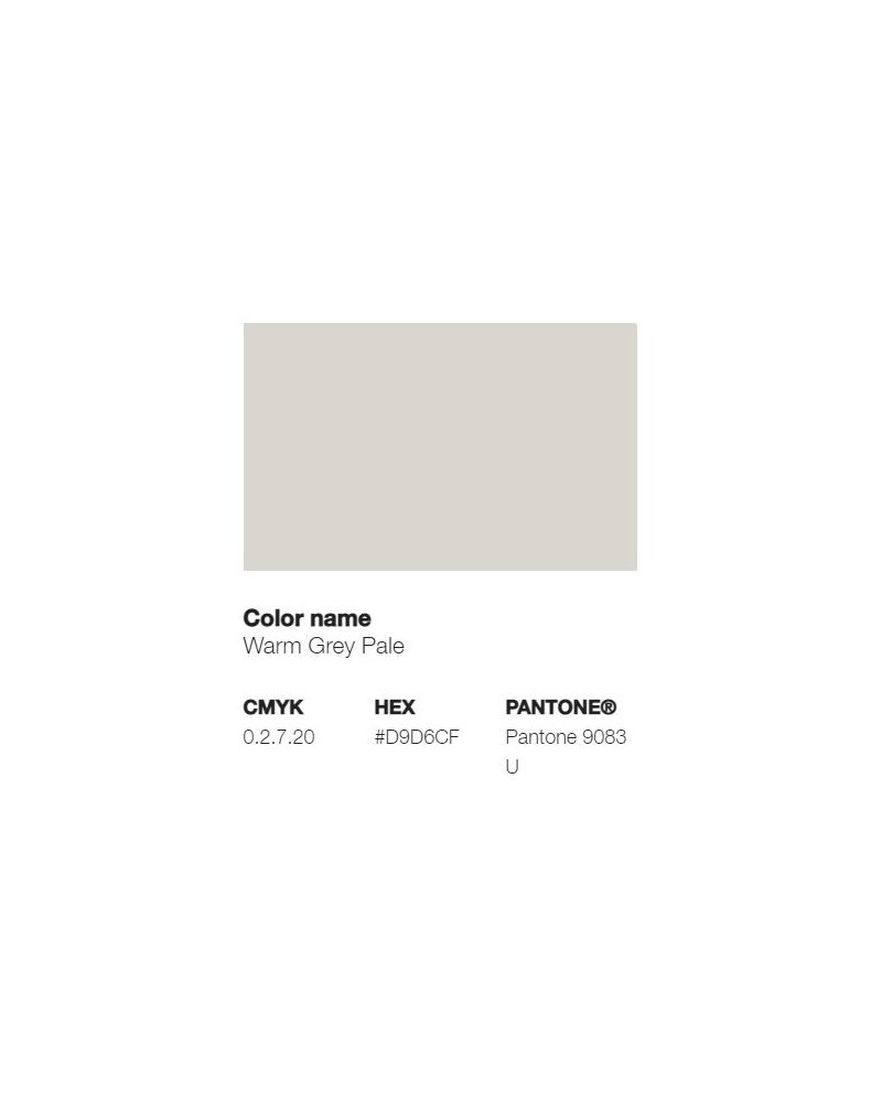 Pantone 9083U - Gris Chaud Pâle