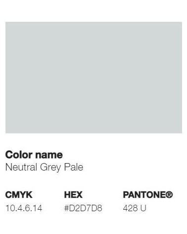 Pantone 428U - Neutral Grey Pale