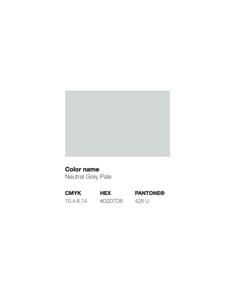 Pantone 428U - Neutral Grey Pale