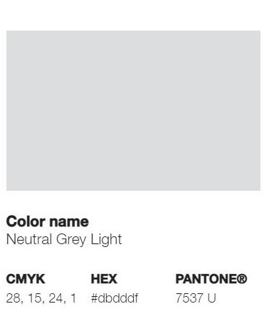 Pantone 7537U - Neutral Grey Light