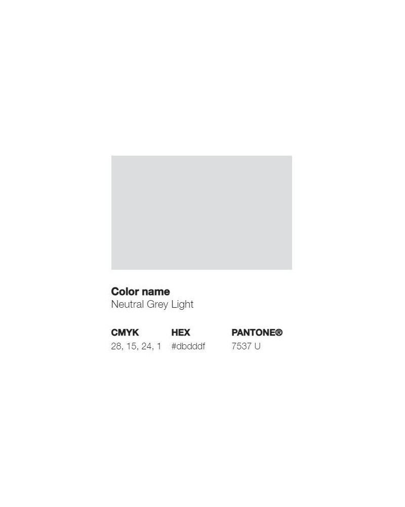 Pantone 7537U - Gris Neutre Clair