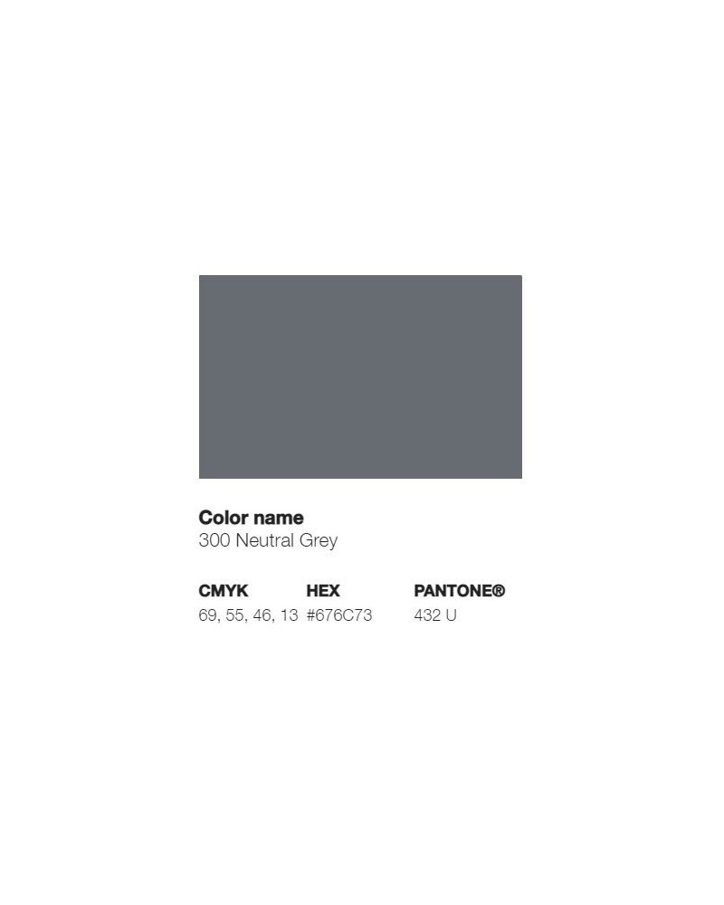 Pantone 432U - Neutral Grey Deep