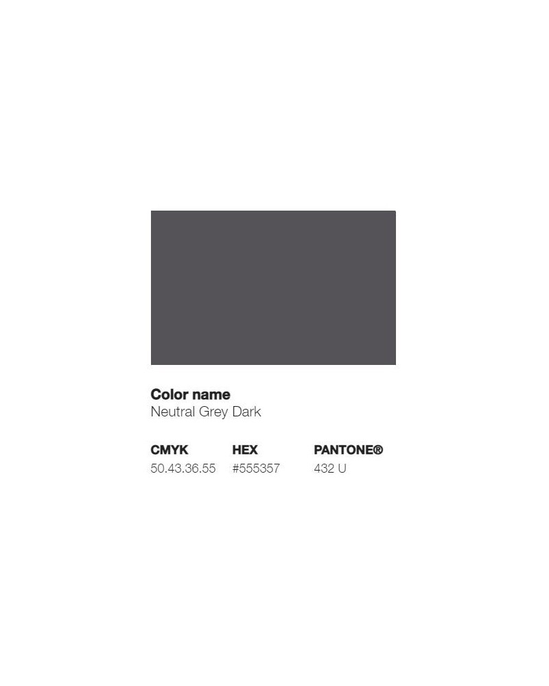 Pantone 432U - Neutral Grey Dark