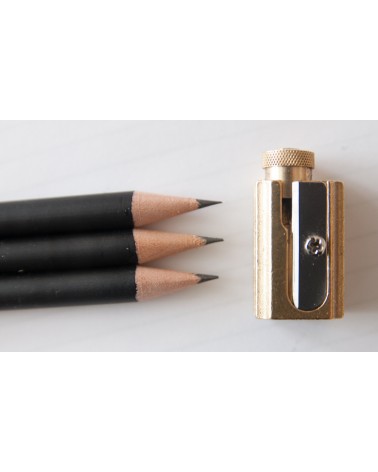 Adjustable Brass Pencil Sharpener