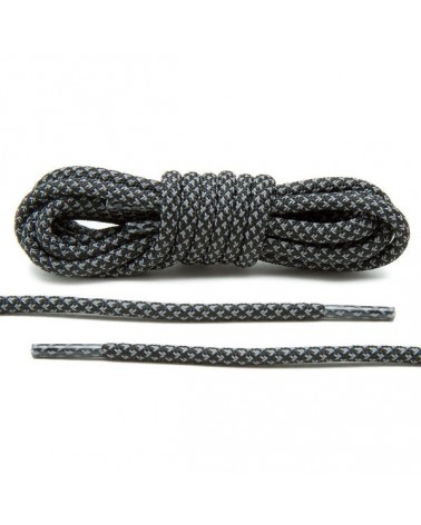 BLACK 3M REFLECTIVE ROPE LACES