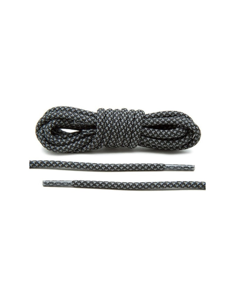 BLACK 3M REFLECTIVE ROPE LACES