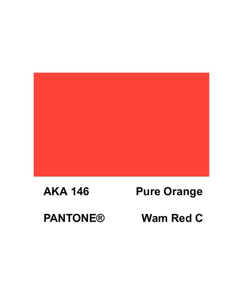 Naranja Puro - Pantone Wam Red C