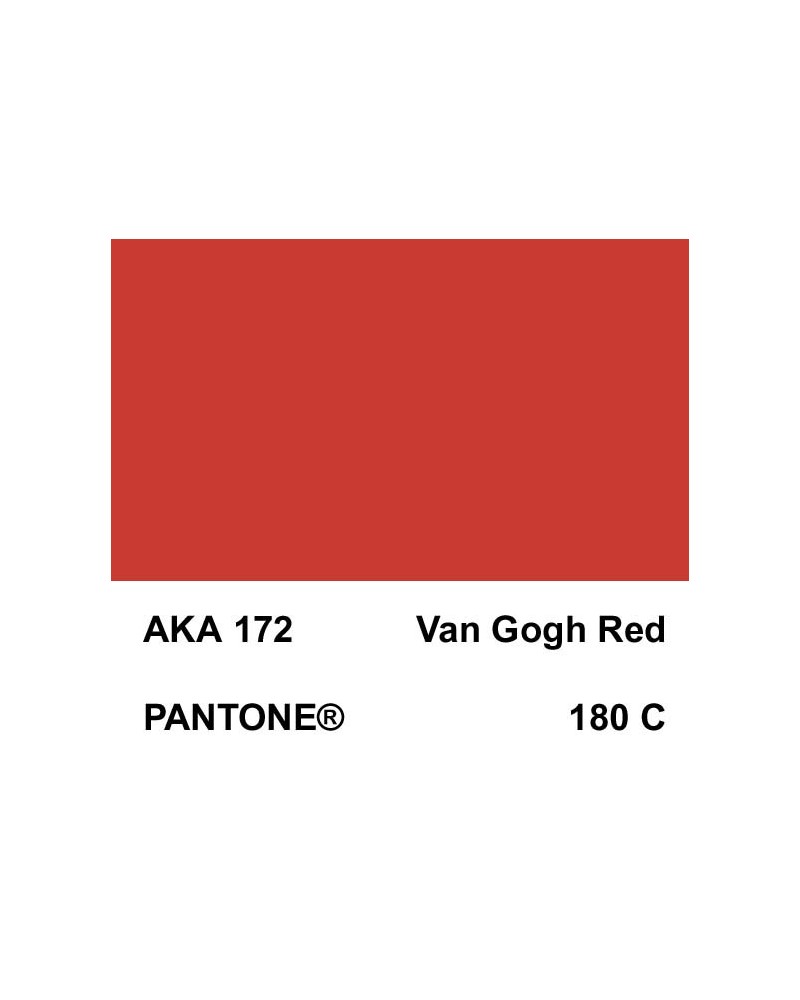 Van Gogh Red - Pantone 180 C