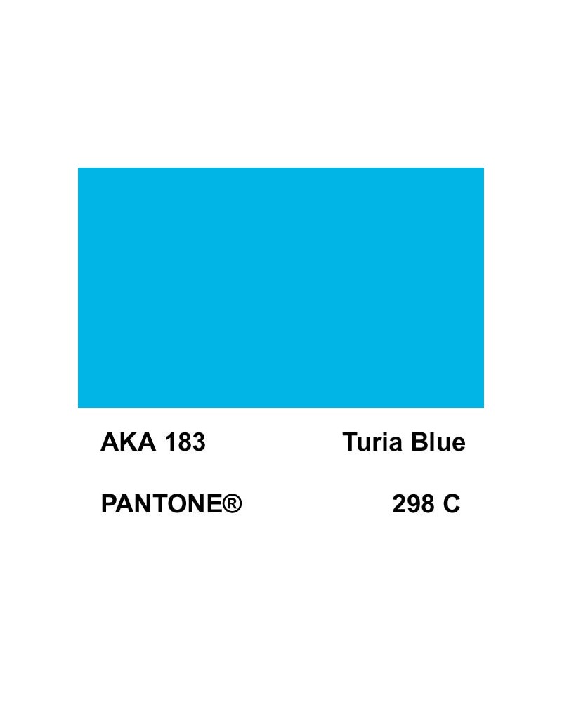 Turia blue  - Pantone 298 C