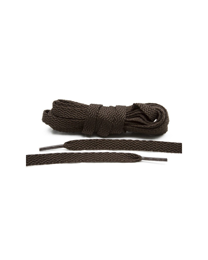 Lacet Plat 54" Dark Brown