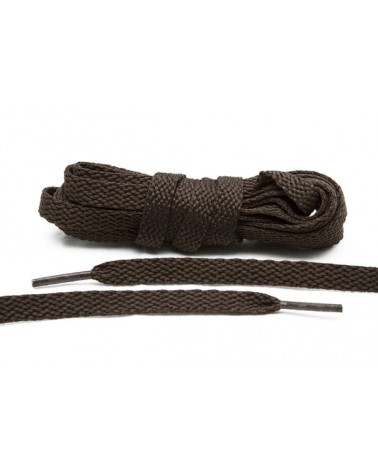 Lacet Plat 54" Dark Brown