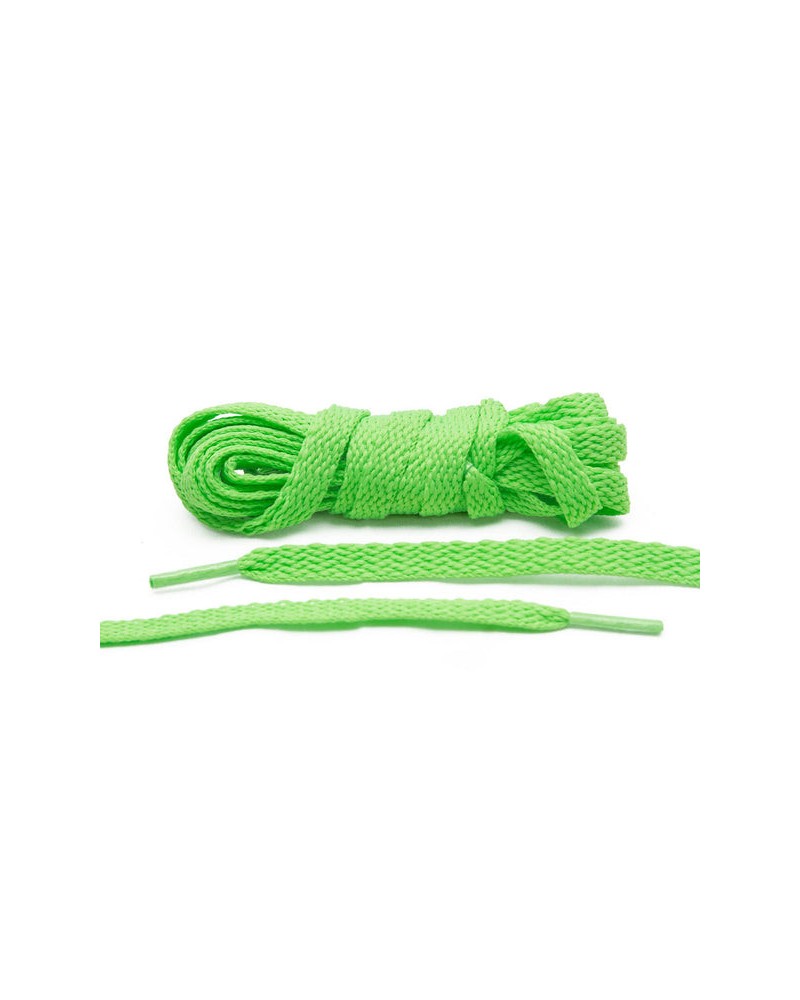 Lacet Plat 54" Neon Green