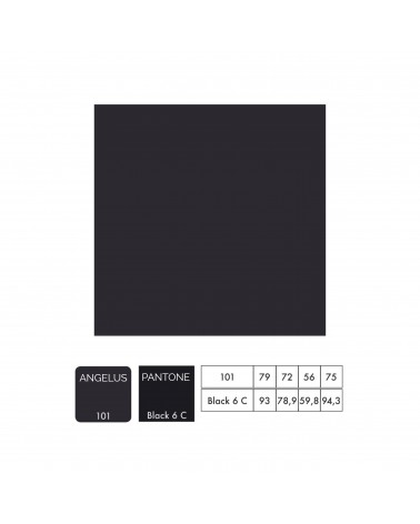 Angelus Acrylic Leather Paint 1oz Flat Black ( 2-Pack) Damaged Label