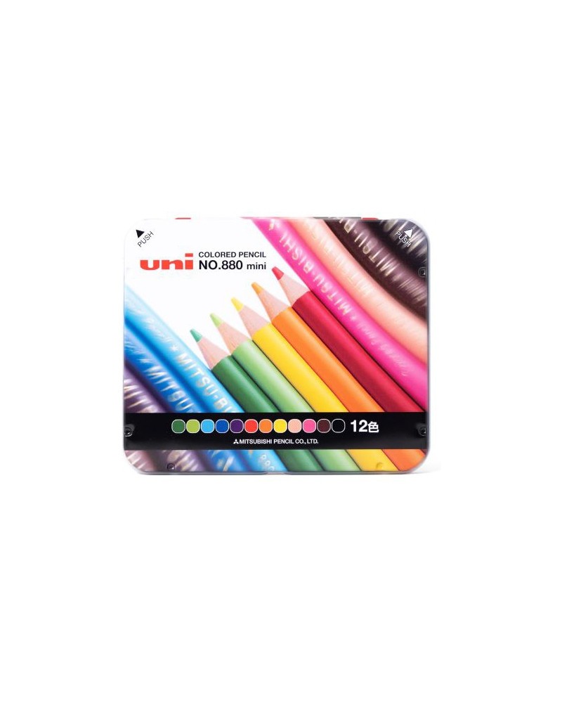 Uni 880 Mini Colored Pencil Set