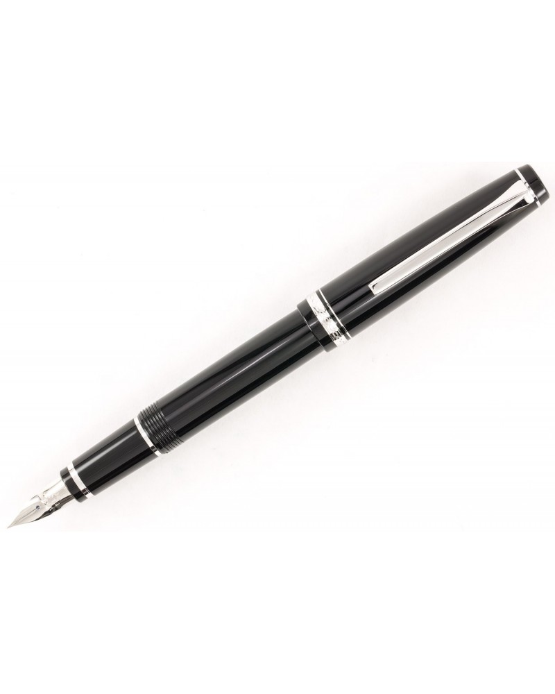 Pilot Falcon Fountain Pen - Black/Rhodium