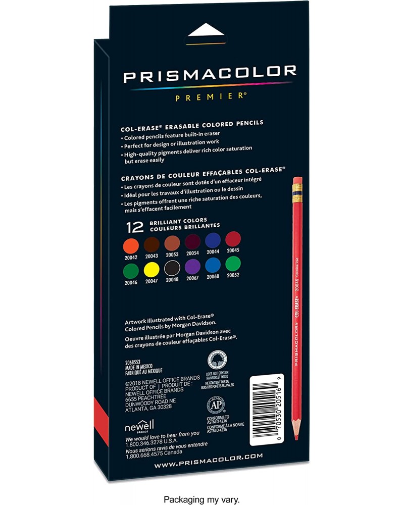 ColErase set of 12 colours