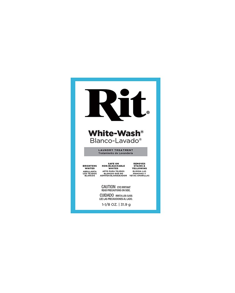 RIT Dyes White Wash colour remover for Yelowing stains on your
