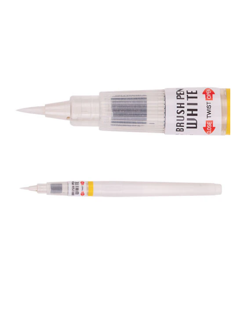 ZIG White brush pen