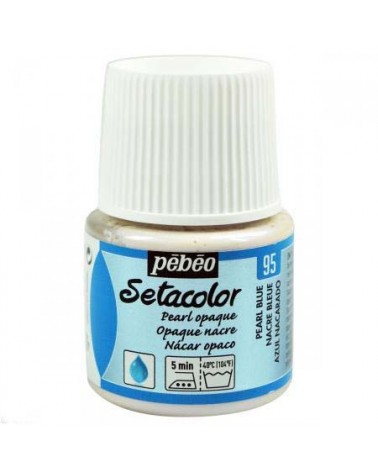 Setacolor Opaque Nacré bleu
