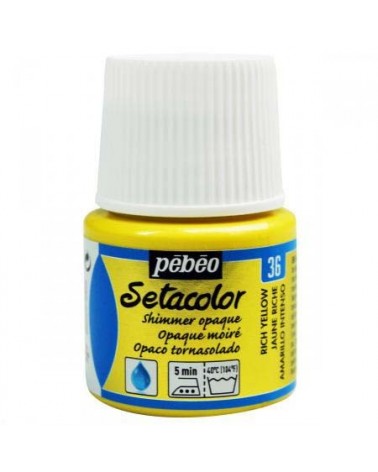 Setacolor Opaque moiré Jaune riche