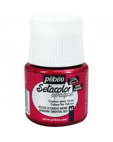 Setacolor Opaque moiré Rouge d'orient